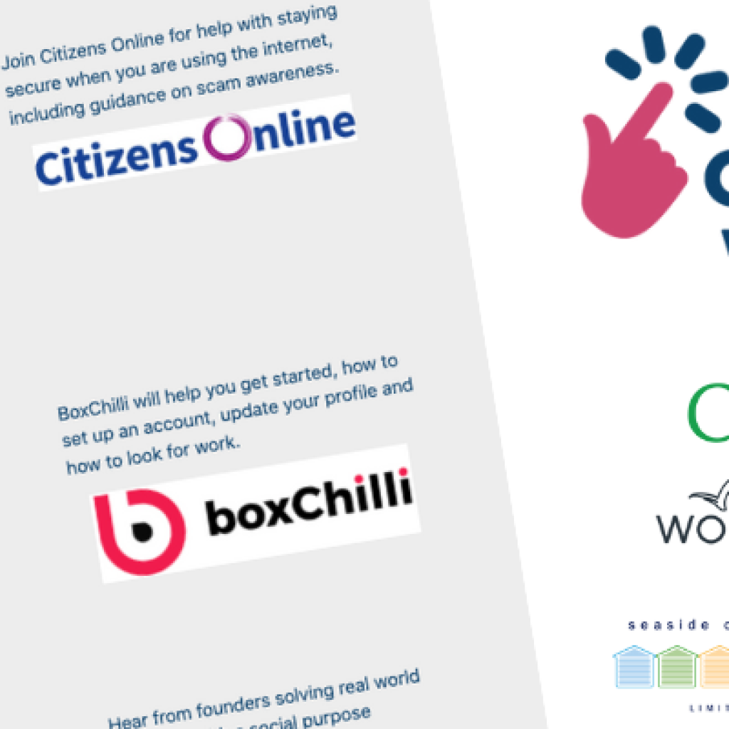 Get Online Week poster with various business logos